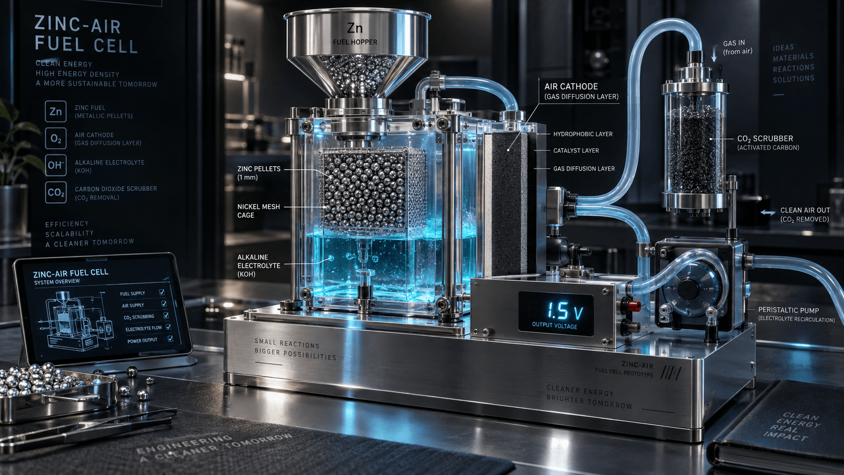 Zinc Air Fuel Cell