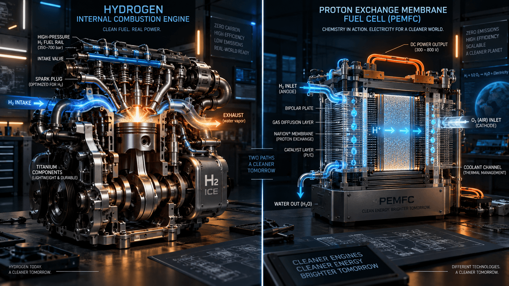 Hydrogen Engine And Fuel Cell
